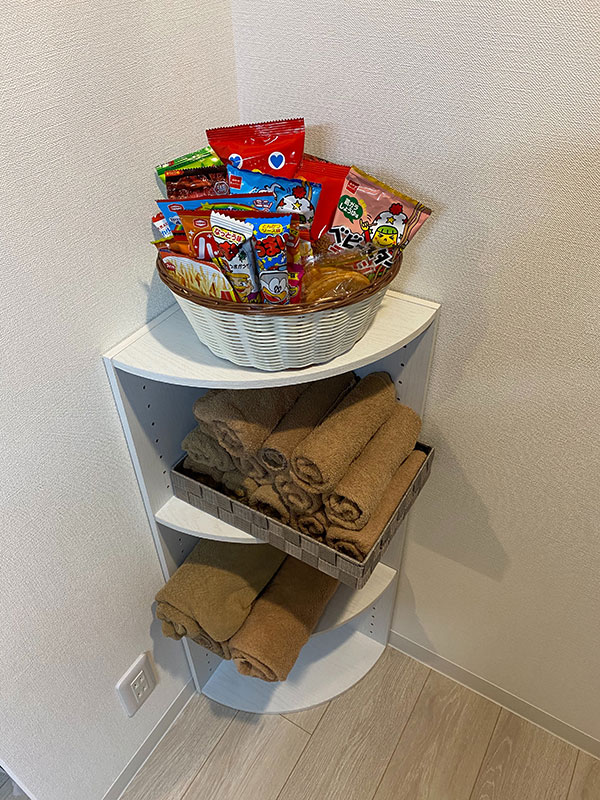 おやつもご用意してあります